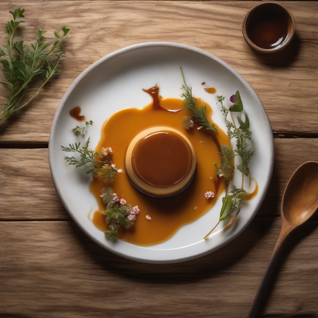 Miso Caramel Pudding