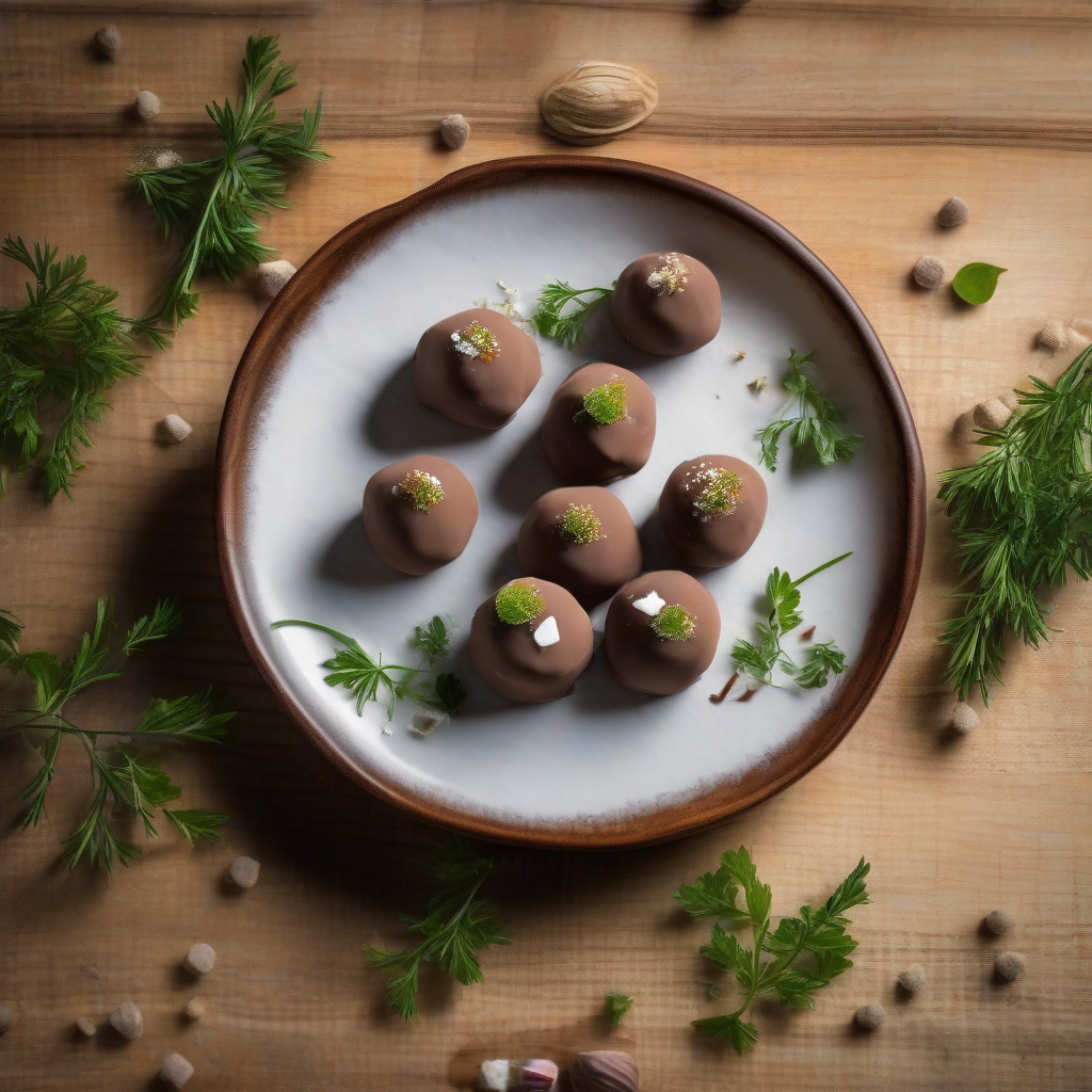 White Miso Chocolate Truffles