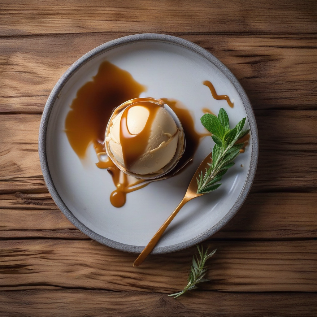 Soy Sauce Butter Caramel Ice Cream